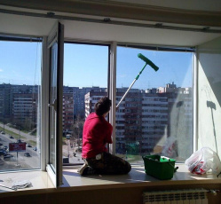 Мытье окон в однокомнатной квартире Богучар